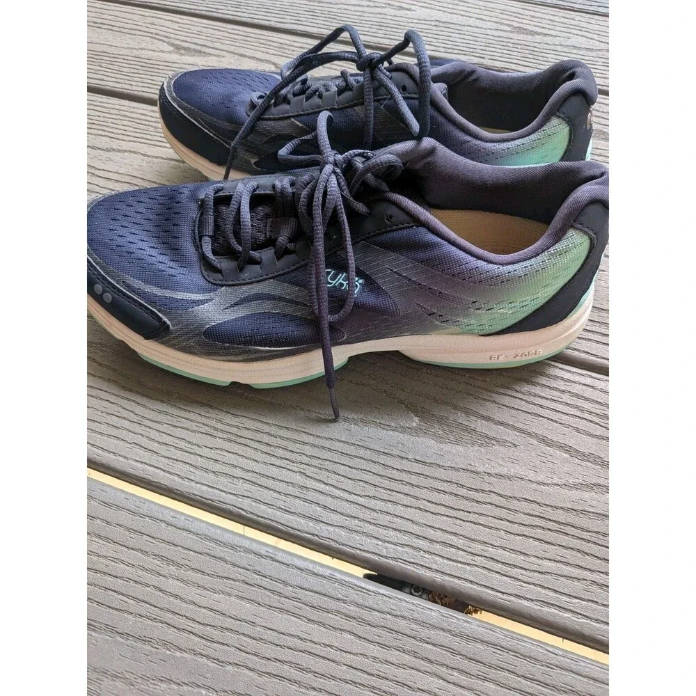 Ryka Devo Plus 2 Women's 9.5 M Running Shoes Blue Teal Sneakers Athleisure